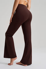 Women High-Waist Flared Butt-Lifting Naked-Feel Yoga Leggings