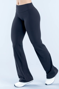 Women's Nude‑Feel Butt-Lifting Seam Yoga Flare Pants