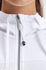 Women Slim-Fit Quick-Dry Hooded Yoga Jacket