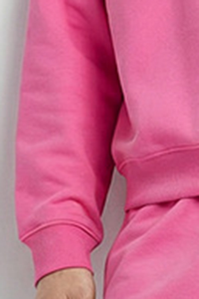 Men's Athletic Set:Round-neck Pullover And Shorts