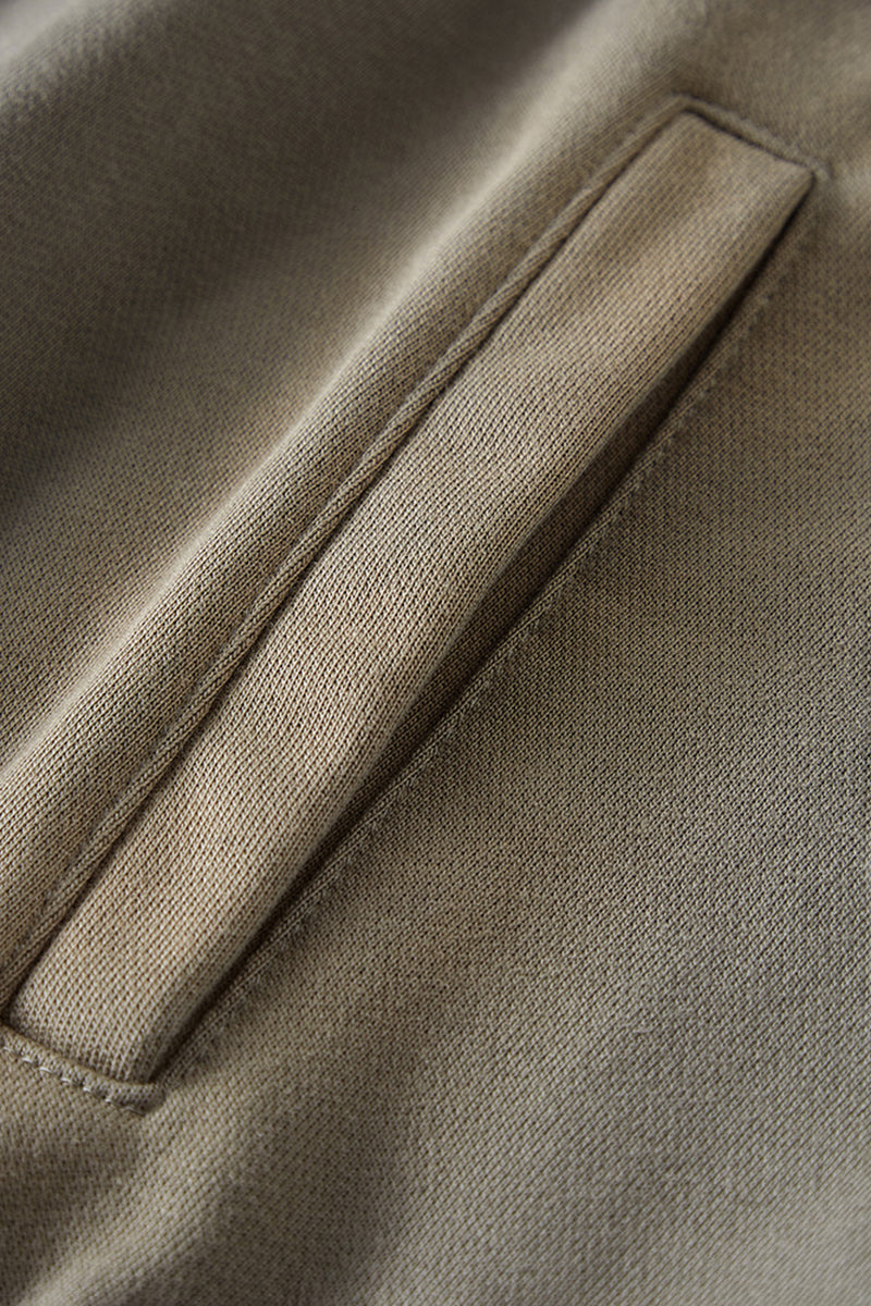 Washed raglan sleeve hooded sweatshirt