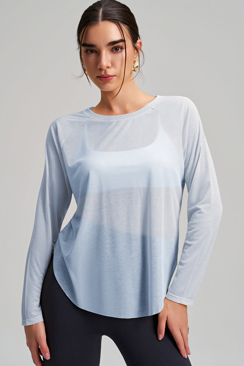 Women Loose-Fit Quick-Dry Yoga Long Sleeves