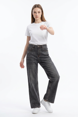 Women's  Fall Vintage Distressed Relaxed Straight Leg Jeans