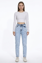 Women's Fall Vintage Distressed Slim Fit Jeans