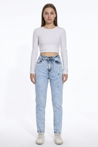 Women's Fall Vintage Distressed Slim Fit Jeans