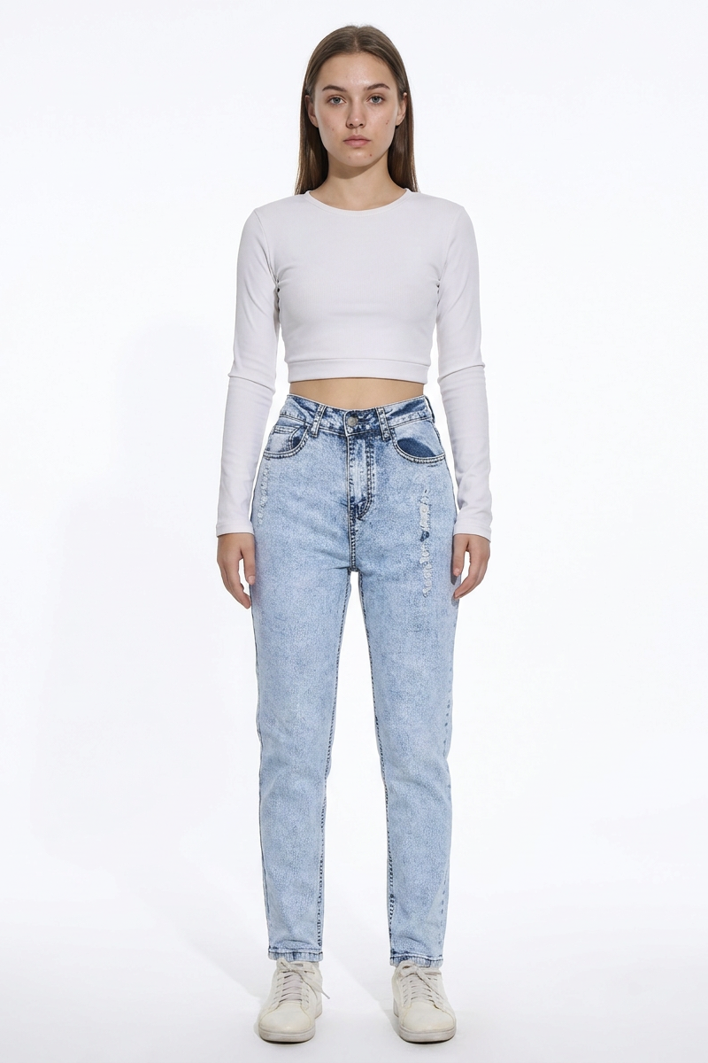 Women's Fall Vintage Distressed Slim Fit Jeans