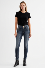 Women's Wash High Waist Stretch Skinny Jeans