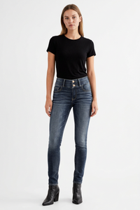 Women's Wash High Waist Stretch Skinny Jeans
