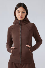 Women'S Zip Sport Hooded Jacket