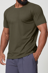 Men's Crew Neck Quick-Dry Athleisure T-shirt