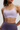 Women's Mesh Spliced Beauty‑Back Padded Sports Bra