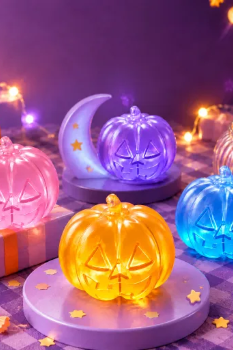 Halloween TPR Pumpkin Transparent Gift Squishy Toy