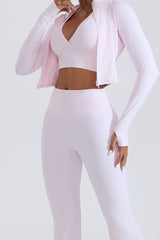 Women Stand Collar Windproof Sport Jacket