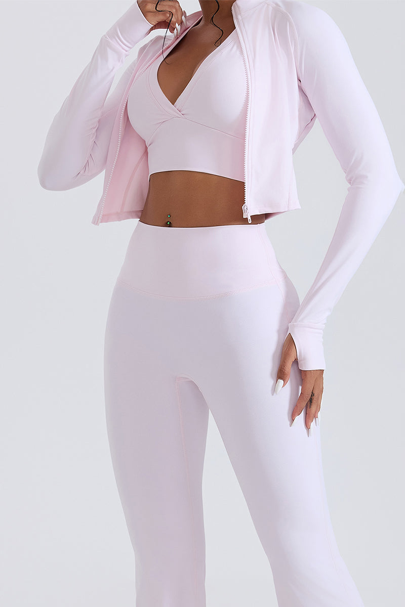 Women Stand Collar Windproof Sport Jacket