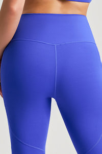 Women Single Shoulder Backless Yoga Set: Crisscross Strap Sports Bra + High Waist Leggings
