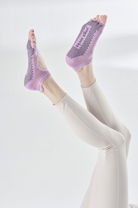 Women's Mesh Breathable Open-Toe Yoga Grip Five-Toe Socks