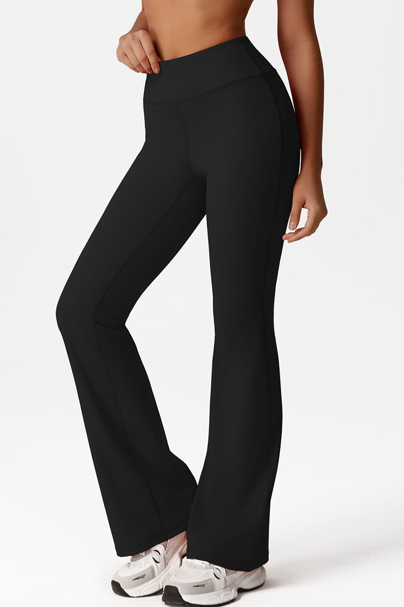Women High-Waisted Bootcut Butt-Lifting Naked-Feel Yoga Pants