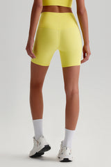Women High Waisted Butt Lifting Seamless Naked Sensation Yoga Shorts