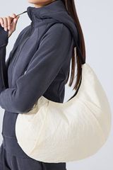 Women's Lightweight Waterproof Crescent Hobo Shoulder Bag