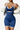 Women's Seamless Color Block Pleated Junmpsuit & Bra