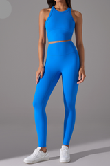 Women High Intensity Sports Bra Seamless Workout Yoga Set