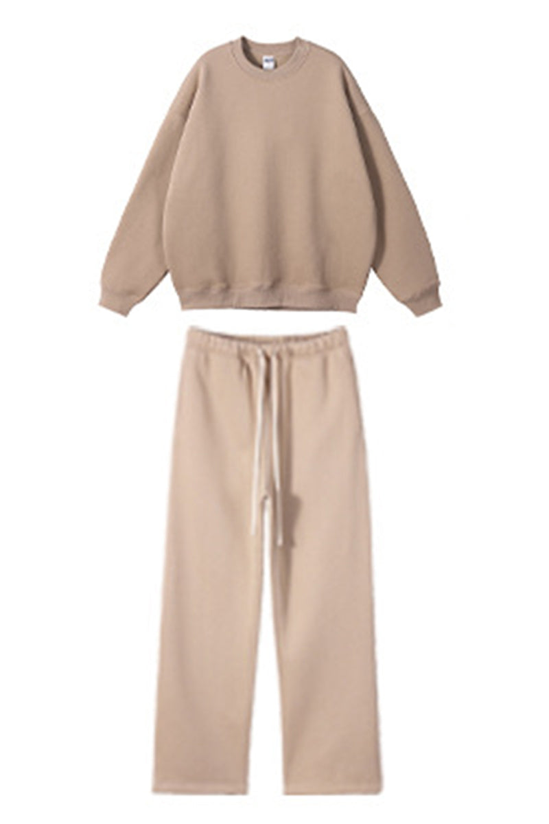 Men/Women Oversize Fleece-Lined Heavyweight Hoodie and pants