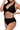 Women's Halter Deep V High Waist Side Tie Bikini Set - Solid
