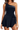 Women's Solid One Shoulder Cutout Slit Skirted Sexy Tankini