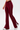 Women's Color-Block Strap Side Slit Yoga Flared Pants