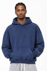 Men's 100% Cotton Winter 430G Heavyweight Loose Hoodie