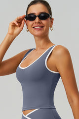 Women Naked-Feel Crisscross Back Sports Bra