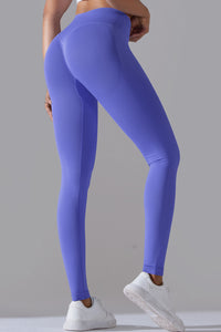 Seamless Women V-Cross Waist Yoga Leggings