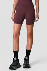Women's Multi-Pocket High-Stretch Sports Biker Shorts