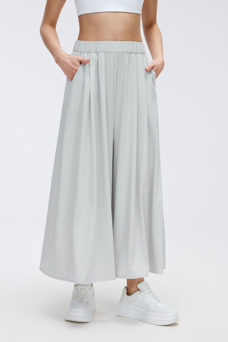Women's High-Waist Flowy Wide-Leg Dance Pants