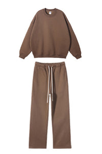 Men/Women Oversize Fleece-Lined Heavyweight Hoodie and pants