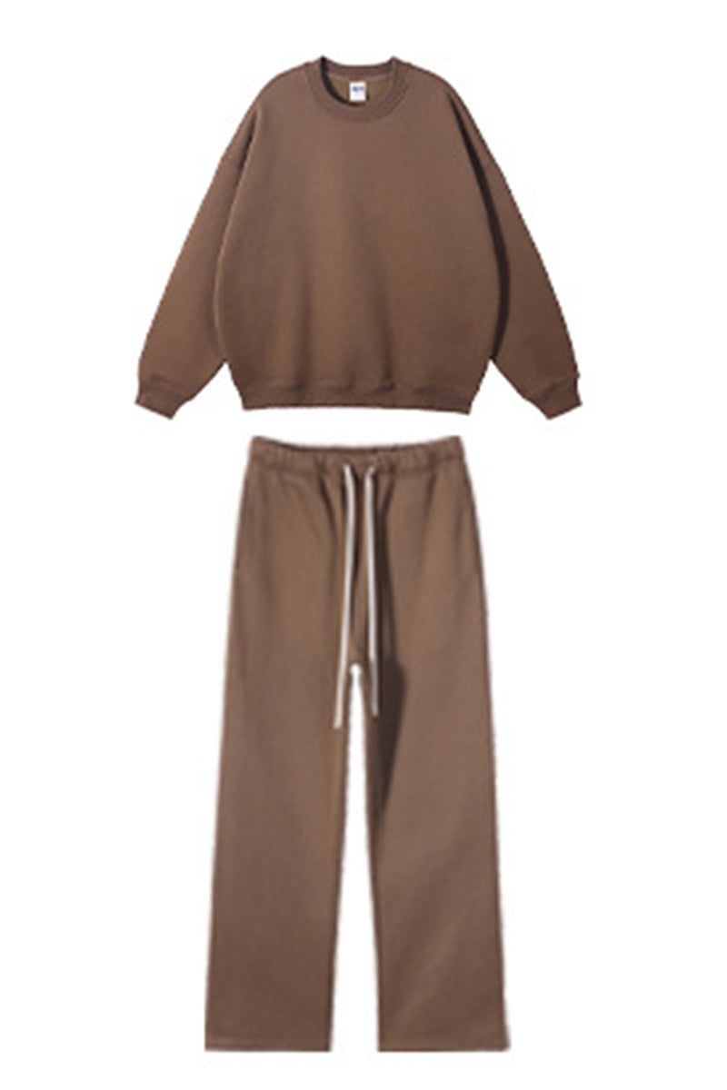 Men/Women Oversize Fleece-Lined Heavyweight Hoodie and pants