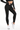 Women's Crisscross Back Pleated Buttocks Lift Yoga Leggings