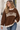 Women’s Fall Oversized Appliqué Western Mock Neck Sweatshirt