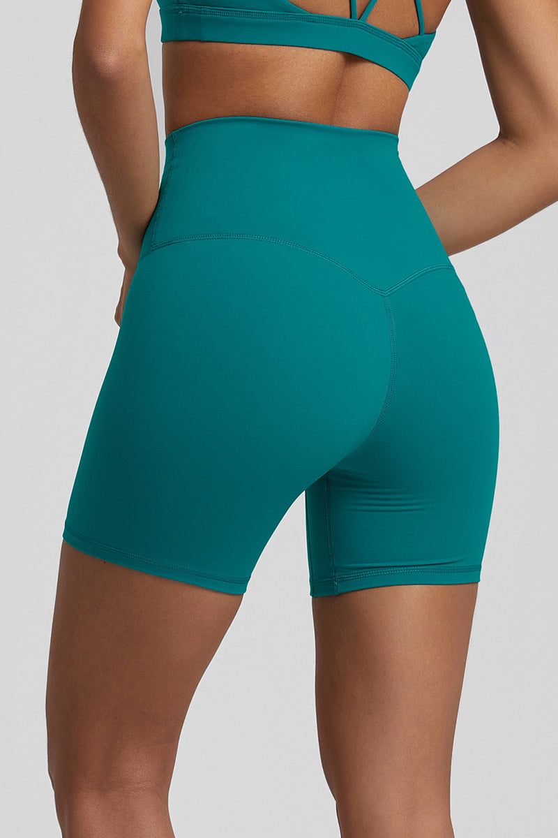 High-Waisted, High-Stretch Athletic Shorts