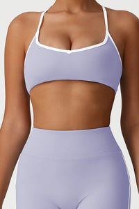 Women Cross-Back Supportive High-Impact Naked-Feel Sports Bra