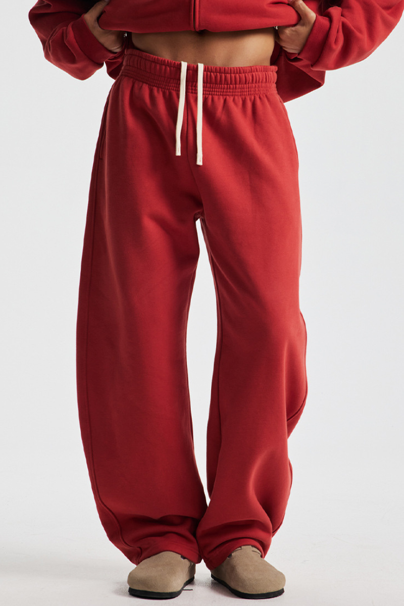 Insulated curved-blade long pants