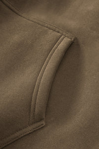 Loose-fitting plus-size thickened velvet hooded sweatshirt