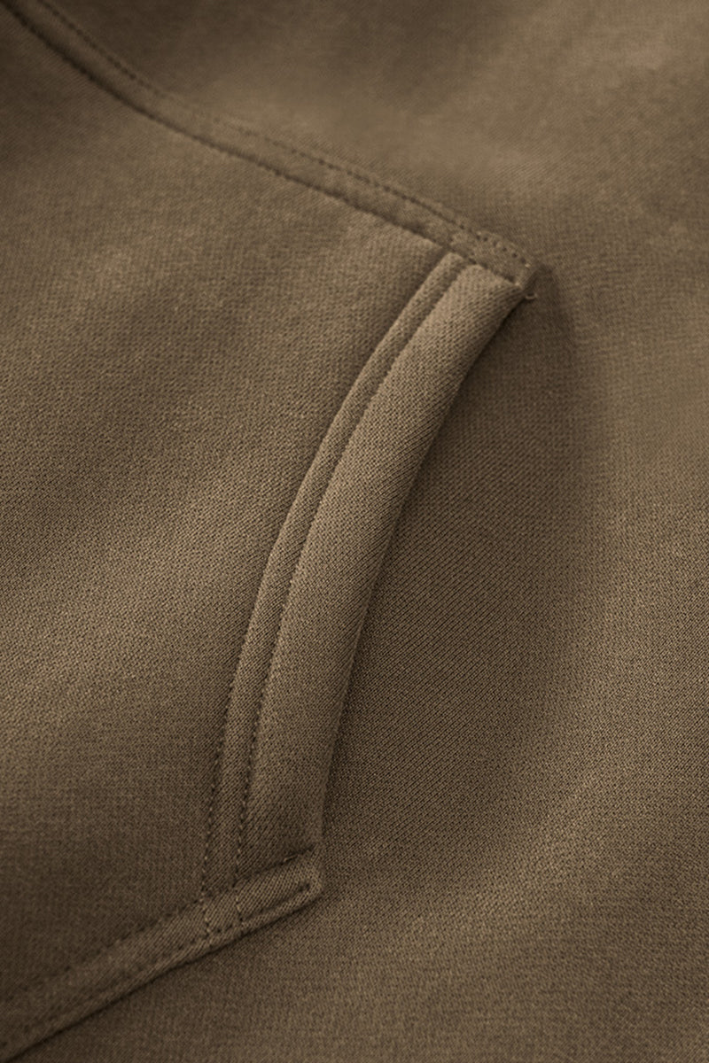 Loose-fitting plus-size thickened velvet hooded sweatshirt