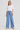 Women's High Waist Cherry Embroidered Wide Leg Jeans