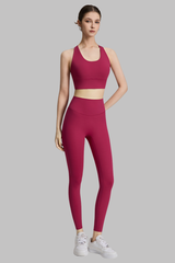 Women's Wide Strap Bra and High-Waisted Leggings 2-Piece Sets