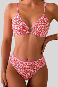 Women's Sexy Spaghetti Strap Triangle Cup Bikini