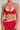 Women Summer Faux-Two-Piece Halter Color Block Sports Bra