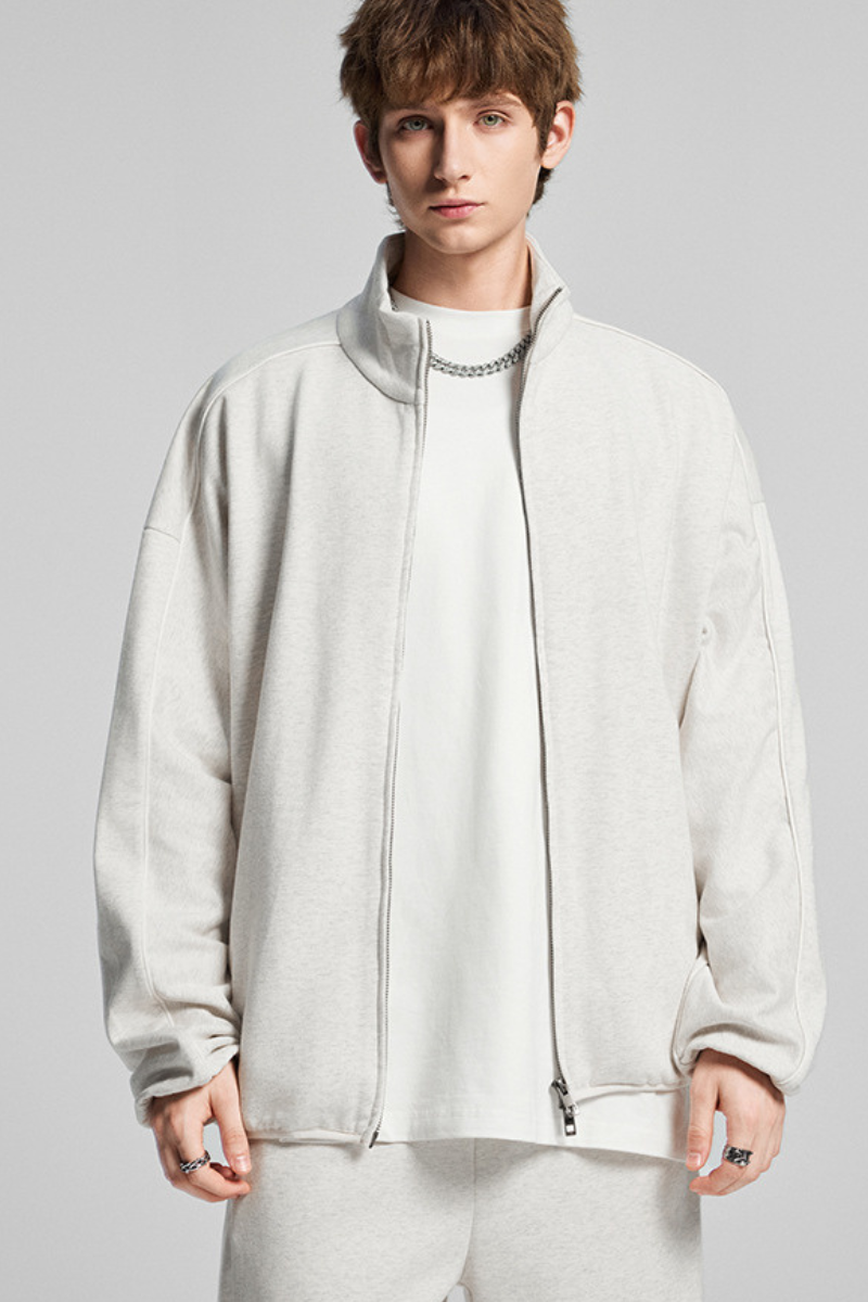 Stand-up collar casual outerwear