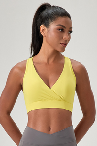 Women’s V-Neck Racerback Sculpt Sports Bra