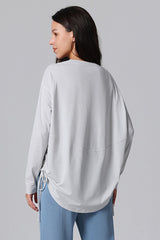 Women'S Loose Pleated Sports T-Shirt